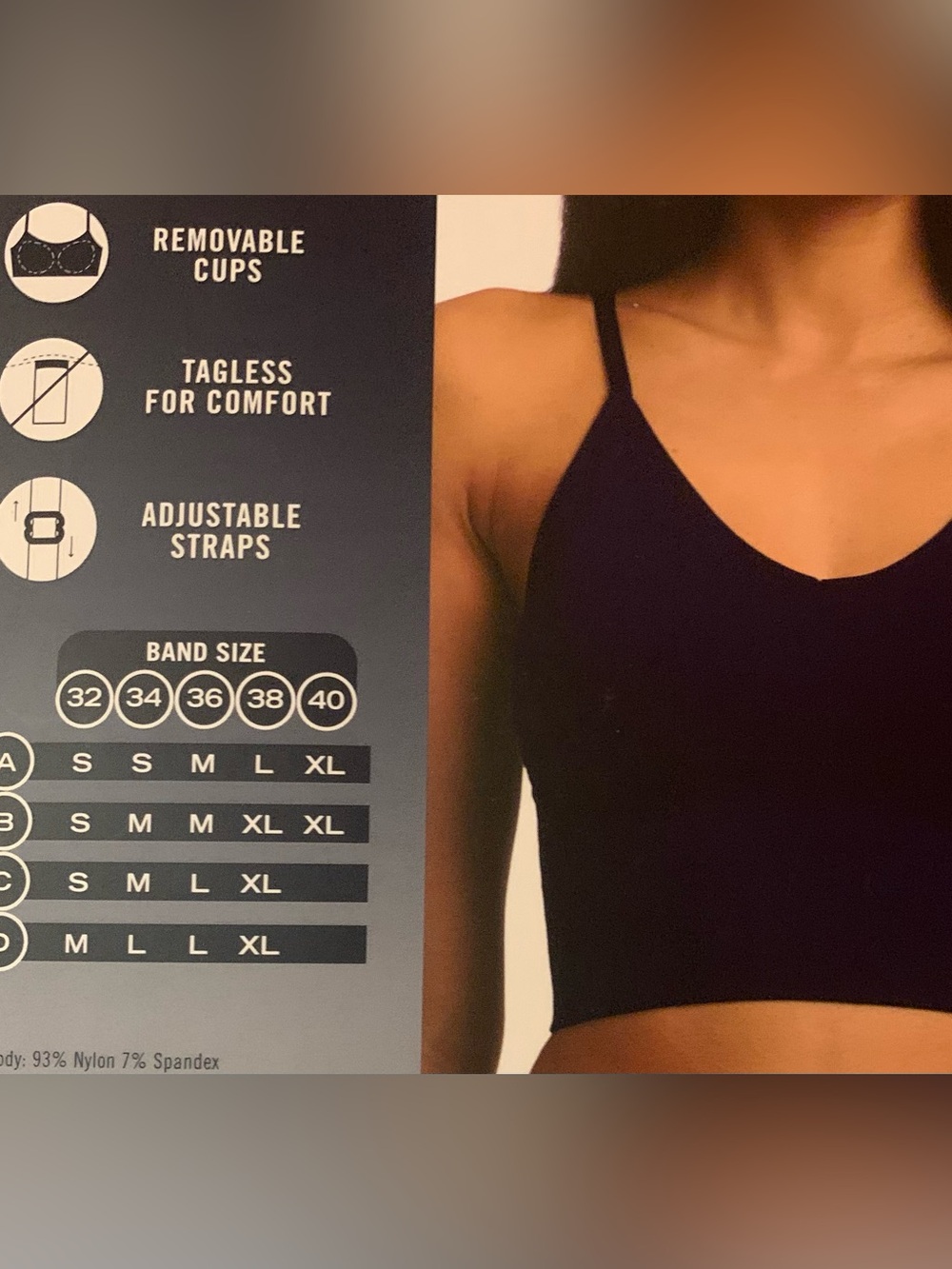Two Nautica Seamless Bras